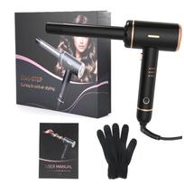 Automatiškai besisukantis plaukų suktukas Reguliuojama temperatūra šalto oro garbanojimo lygintuvas Vieno žingsnio plaukų formavimo įrankiai Hair Waver Magic Curling US