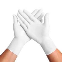 High Elastic Food Grade White Nitrile Gloves: Disposable, Waterproof for Kitchen, Cooking, and Baking