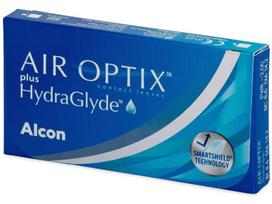Mėnesiniai kontaktiniai lęšiai Air Optix Plus HydraGlyde, Minkšti, 6 vnt., BC 8.6mm, DIA 14.2mm -1.00