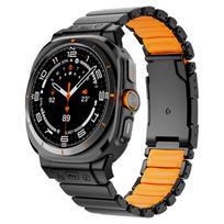 Titaninė juosta be tarpų, skirta Samsung Galaxy Watch Ultra 47mm 2025 2024, Guminė apyrankė galaxy watch ultra 47MM, Prabangi vyriška apyrankė Galaxy Ultra 2025