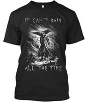 Euthe Crow It Cant Rain All The Time Standartiniai unisex marškinėliai XXXXL gray