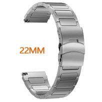 22mm Titanium Strap for Amazfit Balance GTR 4/3/2 Luxury Business Band Bracelet for Huawei Watch GT5 Pro GT4 46mm 4Pro Ultimate 22mm sidabras