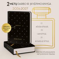 2 metų premium darbo ir įkvėpimo knyga "AŠ ESU STILIUS": 2026-2027 planuoklis LT, EN ir FR kalbomis + galimybė personalizuoti!