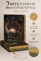 2 metų (2026-2027) M. K. Čiurlionio įkvėptas darbo kalendorius MENAS YRA SIELOS KALBA (lietuvių, anglų ir japonų kalbomis) + galimybė personalizuoti vardu arba įmonės logotipu!