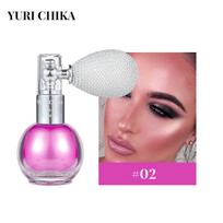 YURI CHIKA Spray Brightening Glitter Spray Body Fragrance Powder Highlight Spray Powder Body Spray 3g beige