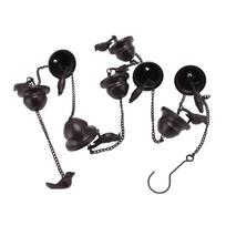 7.9ft Birds On Cup Rain Chain for Gutters Decorative Rain Chimes for Outside Vintage Garden