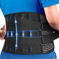 Dvigubas juosmens atramos diržas Juosmens ortopedinis korsetas Vyriškas moteriškas stuburo spaudimas Juosmens treniruoklio atrama Juosmens palengvinimas S for waist 60-80cm