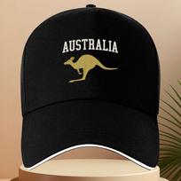 Kengūros Australija Beisbolo kepuraitė Poliesterio Lengva Kvėpuojanti Sportinė Lauko Unisex Suaugusiųjų Galvos Apdangalas One Size