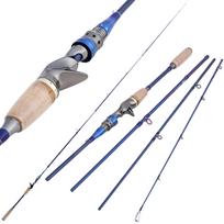 Anglies pluošto meškerės užmetimo meškerės spiningo meškerė Nešiojama meškerė skirta ešerių žvejybai lauke casting rod