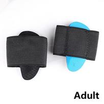 1Pair New Nylon EVA Flat Feet Arch Support Polyester-latex EVA Orthopedic Insoles Pads Black Yarn Shoe Inserts Accessories Kids gray