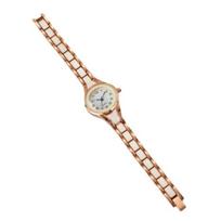 Ladies Quartz Watch Round Dial Slim Band Wristwatch Contrasting Color Strap Analog Watch Women Bracelet Gift for Her sidabro baltos spalvos