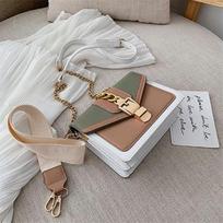 Yogodlns Kontrastinės spalvos Odiniai Crossbody Krepšiai Moterims Kelioninė Rankinė Mados Paprastas Pečių krepšys Moterų Crossbody Bag Bag 20*7*15cm geltona