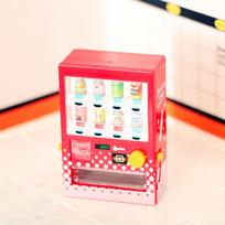 Lėlių namelio imitaciniai gėrimai Pardavimo automatų švietimas Mokymasis Apsipirkimas Žaidimas Berniukas Mergina Žaisk Apsimesti lėlių namelio žaislas raudona