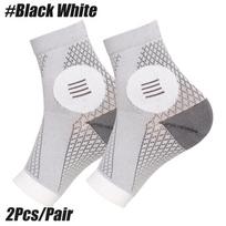 1 pora Soothe kojinių neuropatiniam skausmui, kulkšnies įtvaras su kompresine atrama, Soothesocks neuropatijai, Soothe kojinės su pėdos lanko atrama S