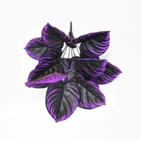 Artificial Plants Violet Halloween Decoration Dark Series Green Plants Artificial Flowers Home Living Room Floor Without Pot 60cm