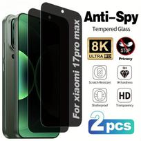 2 vnt. Privatumo HD Skaidrus Ekrano Apsauginis Stiklas Tinka Xiaomi 17 Pro Max 15 Pro Grūdintas Stiklas Xiaomi 15T 14 13 12T 11T Stiklui Xiaomi Mi 9 SE juoda