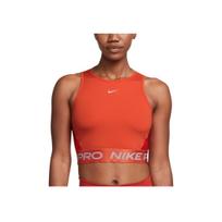 Nike Pro Dri-Fit Comfortable Short Fashion Versatile Sports Tank Top Women Tops Red FB5588-633 S