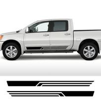 Automobilių lipdukai ir sunkvežimių durų lipdukai Hilux, Tacoma, Ford, Chevrolet, Nissan, Isuzu White gray