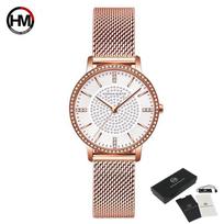 Women watches full diamond Japanese quartz Rhinestone Wrist Watches Luxury Female dress Watches Relogio Feminino