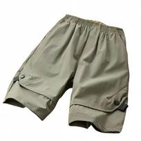 Boys' Quick-Dry Cargo Shorts 2025 - Stretch 5-Inch Lightweight Utility Pockets, Summer Athletic Outdoor Bottoms for Big Kids 160 juoda