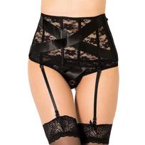 Fashion Sexy Girl Lace Lingerie Plus Size Women Underpant Garters Nightwear M juoda