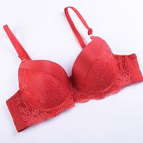 Naujausi seksualūs nėriniai Push Up liemenėlės apatinis trikotažas Moteriški apatiniai Intymūs Siuvinėjimai Gėlėta liemenėlė Liemenėlė 34C juoda