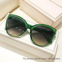 Cat Eye Sunglasses Sunglasses Outdoor Driving Sunshade Decoration Oversize Frame Glasses UV Protection black