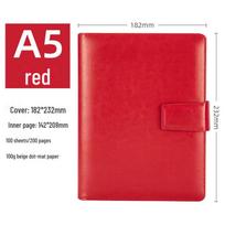 Verslo odinis A5 formato bloknotas - Nuimamas palaidas lapas biuro susitikimams ir pardavimo sutartims Factory Direct Sale - 1 Book with Free Engraving