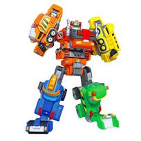 5 IN 1 Gogo Dino Explorer Transformuojamas Robotas Automobilis Žaislas Veiksmo Figūrėlės Transformacija Inžinerinis Automobilis Dinozaurų Žaislai Vaikui Dovana