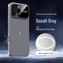 iPhone 17 odinis dėklas su šilumos išsklaidymu, magnetiniu įkrovimu ir visapusiška apsauga nuo kritimo iPhone 15 Pro Max vyno raudonos spalvos