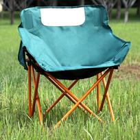 “Nešiojama sulankstoma kėdė: Paplūdimio, stovyklavimo, iškylų, žvejybos sulankstoma kėdė su daiktadėže” Black Low-Back Moon Chair