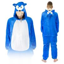 Vyriškas kigurumi vienas gabalas pižama kombinezonas sonic kostiumas Onesie Kostiumas A103 - M