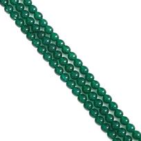 4-12 mm/32-92 vnt natūralaus žalio agato apvalūs karoliukai papuošalams gaminti „pasidaryk pats“ apyrankės karoliai 6mm 62pcs žalia