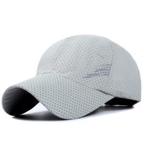 Unisex lauko apsaugos nuo saulės greitai džiūstanti tinklinė beisbolo kepurė Adjustable juoda