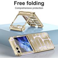 skirtas samsung z flip 5 neslystančiu padengimu kietu dėklu, skirtu Samsung Galaxy Z Flip 5 5G Flip5 Zflip5 sulankstomo dizaino telefono priedai for Samsung Z Flip 5