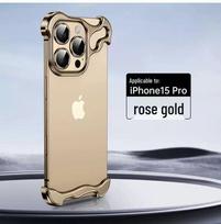 iPhone 16 Pro Max Metal Frame Case with 15 Lens Film, No Back Panel 16