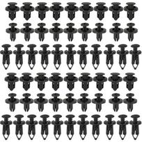 570 PCS automobilių tvirtinimo elementų spaustukai 6 dydžių plastikinių tvirtinimo detalių rinkinys Automobilių dekoratyvinių skydų spaustukų hibridinis kėbulo buferio kniedžių rinkinys 190PCS