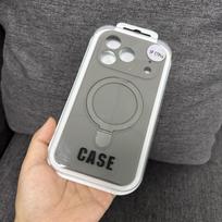 Skystas silikonas iPhone 17 Pro dėklui su 360° besisukančiu magnetiniu žiediniu stovu, suderinamas su MagSafe, neslystantis apsauginis dėklas iPhone 17 16 15 14 13 12 Pro Max iPhone 11