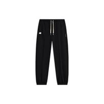 Li Ning Badfive Solid Color Loose Fit Jogger Pants Men Bottoms Black AKLT843-4 L