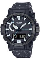 Casio Pro Trek Climber Line Saulės energija Pagamintas iš biomasės Juodas Radijo bangomis valdomas laikrodis, Plastikas, PRW-61NJ-1JR, Vyriškas,