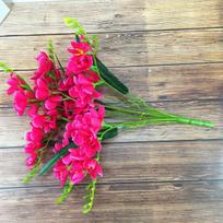 Netikros orchidėjų gėlės Dirbtinė gėlė be gėlių vazono Buitinė vestuvių gėlių kompozicija Gėlių menas Orchidėja Šilkinė gėlė namų vestuvių dekoravimui balta