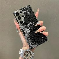 Odinis telefono dėklas su galvanizacija Samsung Galaxy S23 FE S24 Plus Ultra S25 Edge A56 A55 A54 A36 A35 A34 A26 A25 A16 A15 A06 Galaxy S25 Edge