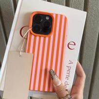 Spalvingas Dryžuotas Minimalistinis INS Poros Telefonų Dėklas iPhone 16 15 14 13 12 11 Pro Max X XR XS 15 Plus Atsparus Smūgiams Minkštas Dangtelis iPhone XR