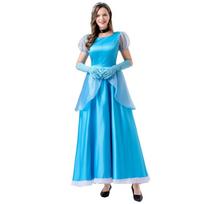 Naujas suaugusių moterų pasakos Pelenės princesės suknelės Cosplay kostiumas S