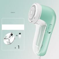 Elektrinis pūkelių valiklis Nešiojamas audinių pūkų skustuvas USB valdomas pūkelių valiklis Lint Remover+1blade+brush žalia