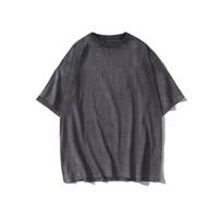 Vintage T-Shirts Street Hip Hop Punk T Shirt men Harajuku Casual 100% Cotton Short Sleeve UNISEX Acid Wash Tees y2k tops M