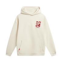 Li Ning Sports Lifestyle Series Cny Prosperity Year Limited Fashion Versatile Hooded Letter Embroidery Couple Casual Sweatshirt AWDW365-3 XS