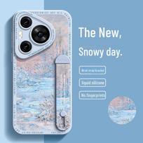 Huawei P70 Ultra Silicone Case with Stand - Compatible with P70 Ultra and Pura 70 Pro Models Huawei P70 Ultra