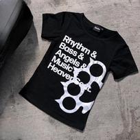 European and American summer hip-hop street pattern print slimming and personalized dark style short sleeved T-shirt S juoda