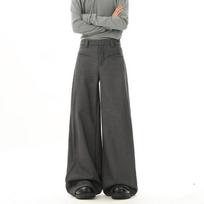 Women's Suit Pants Casual High Waist Straight Wide Leg Trousers Baggy Y2k Pants Vintage Style Clothing Spring Summer S juoda